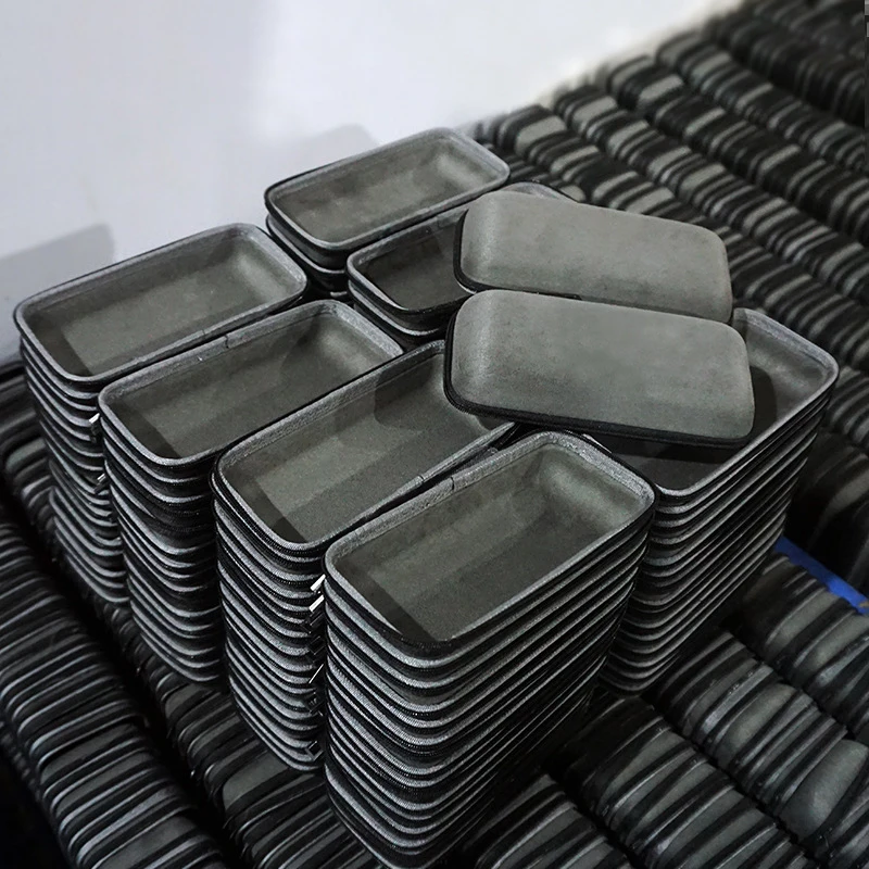 Wholesale Portable Watch Storage Box Single Anti Pressure Gray Watch Protection Box