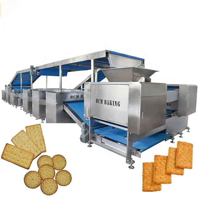 Multifunctional Biscuit Make Machine Hard/Soft  Biscuit Production Line Oven to Make Biscuit PLC Control Factory Price (1600147637059)