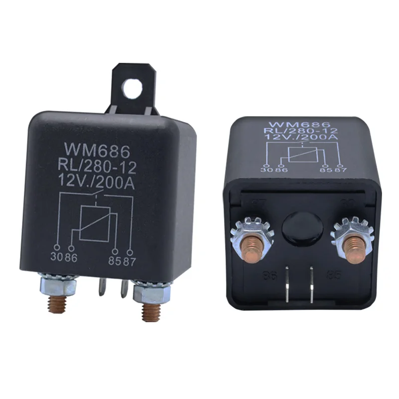 200A Car relay 12V24V normally open start WM686 M6 terminal RL180