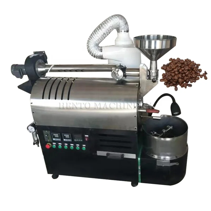 Organic Coffee Beans Roasting Machine / Coffee Roaster Industrial / Madagascar Coffee Beans Roasting Machine