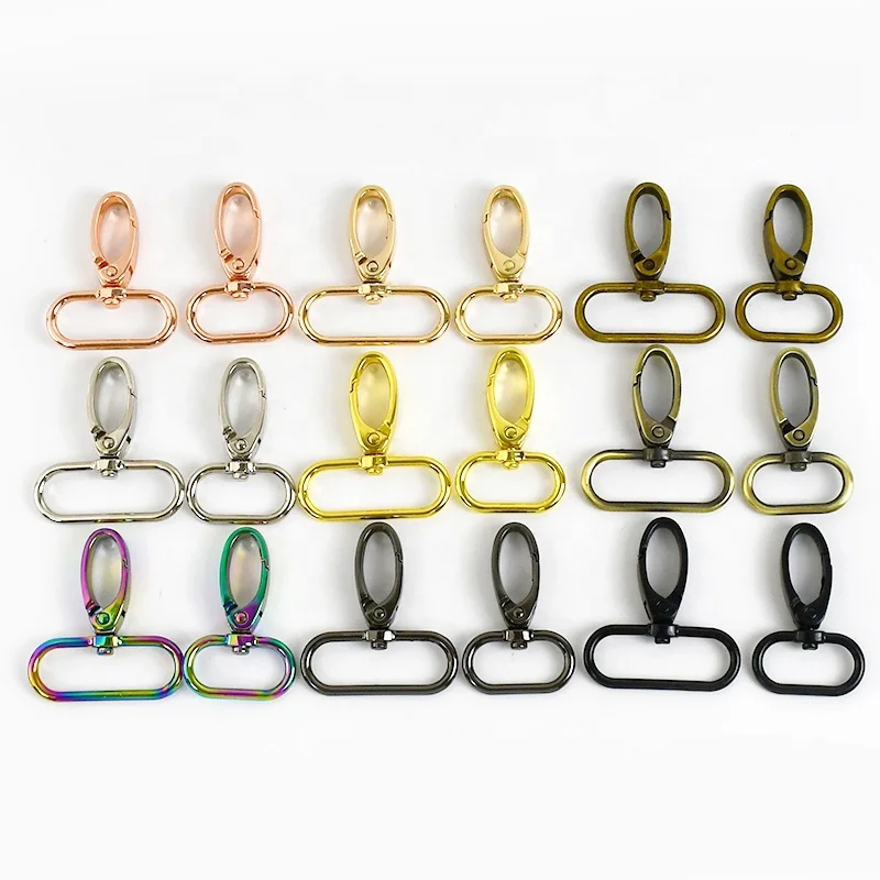 Meetee F4-3 13-50mm Bag Chain Connector Ordinary Replaceable Key Fittings for Handbags and Luggage Dog Hook Buckle
