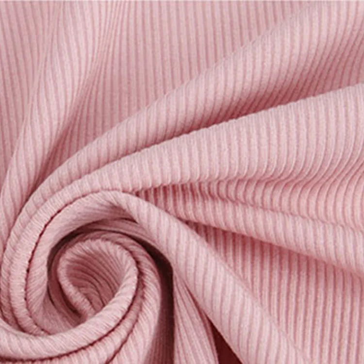 
Leesourcing-ecofriendly knit 100% bamboo organic cotton 4x4 rib fabric for clothing 