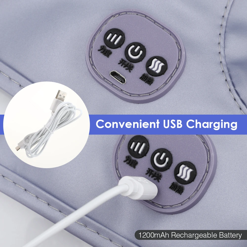 Heated Vibration Massage Bra Electric Breast Massage Bra Breathable Vibration Chest Enlargement Stimulator Enhancer Shaping Bea