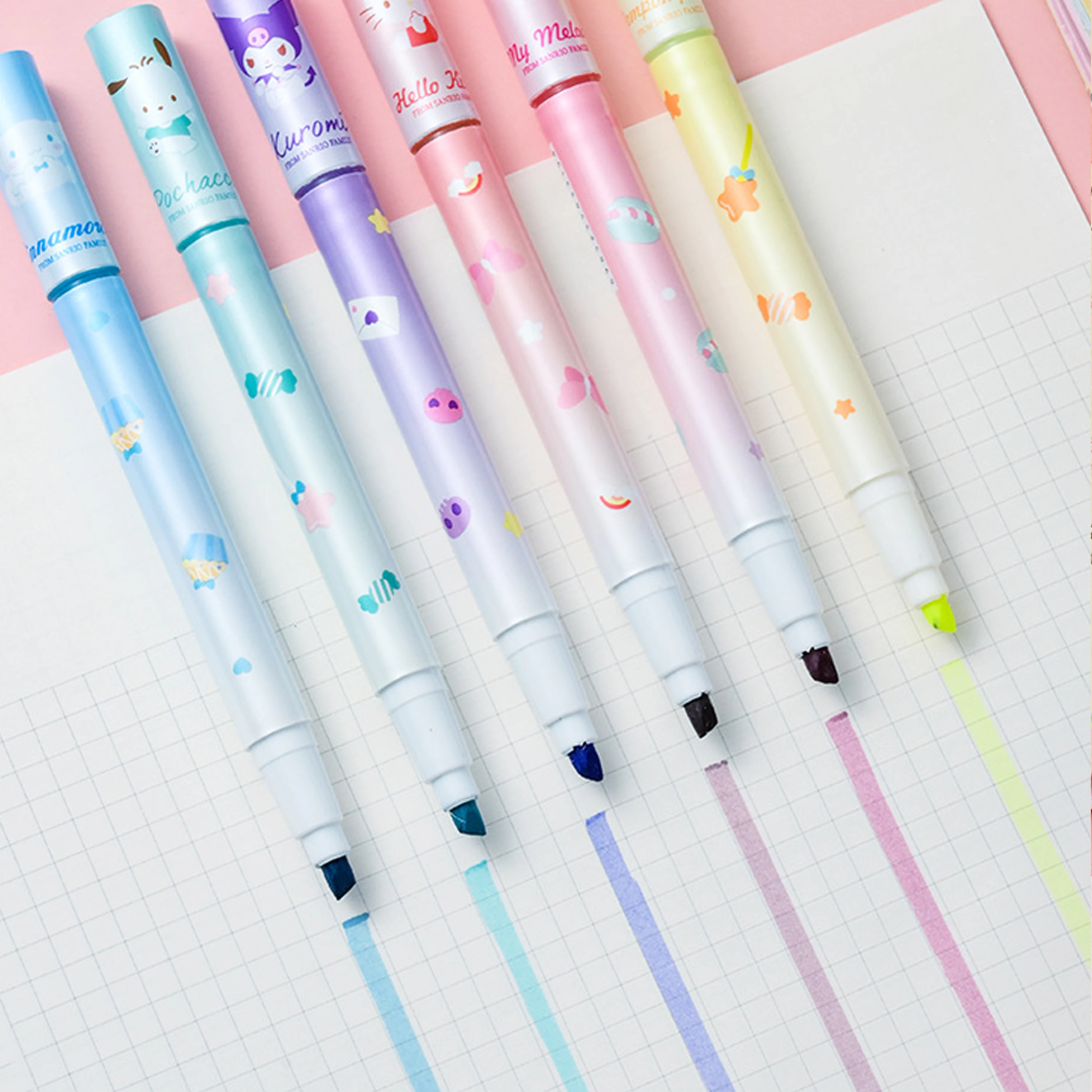 Glitter Highlighter Beautiful Highlighter, Marker, Cute Pastel Highlighter for Planning Notes