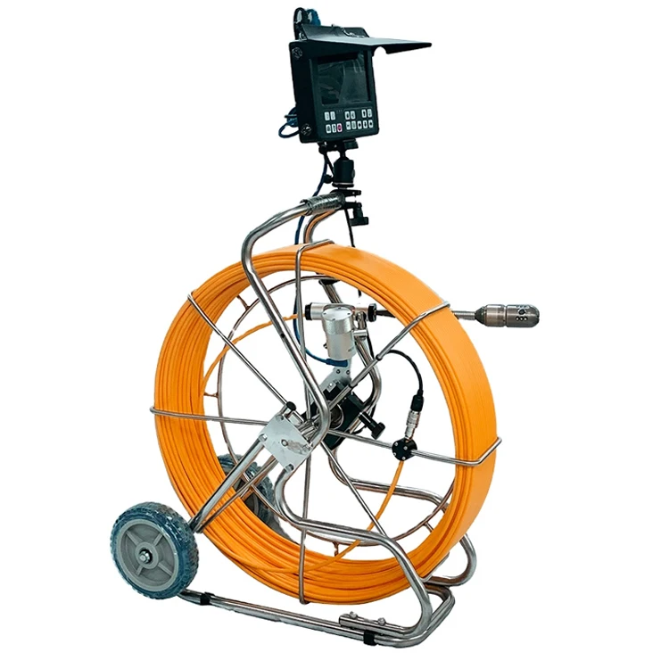 45mm Dual Viewing Pipe Inspection Camera with 8inch HD Monitor Portable Control box