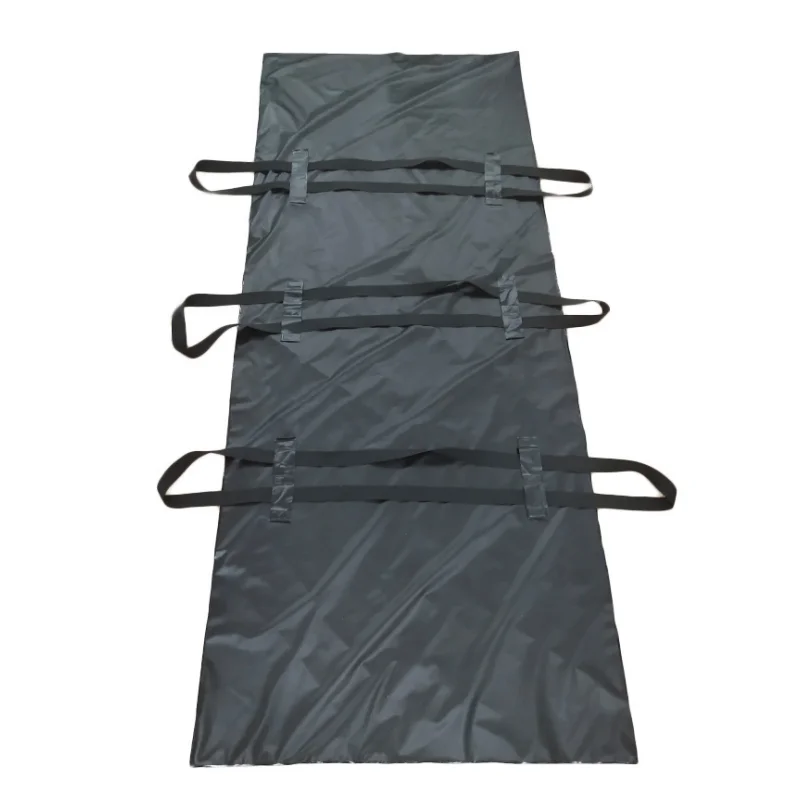 
white and black biodegradable PEVA waterproof funeral death body bag mortuary bag with handles 