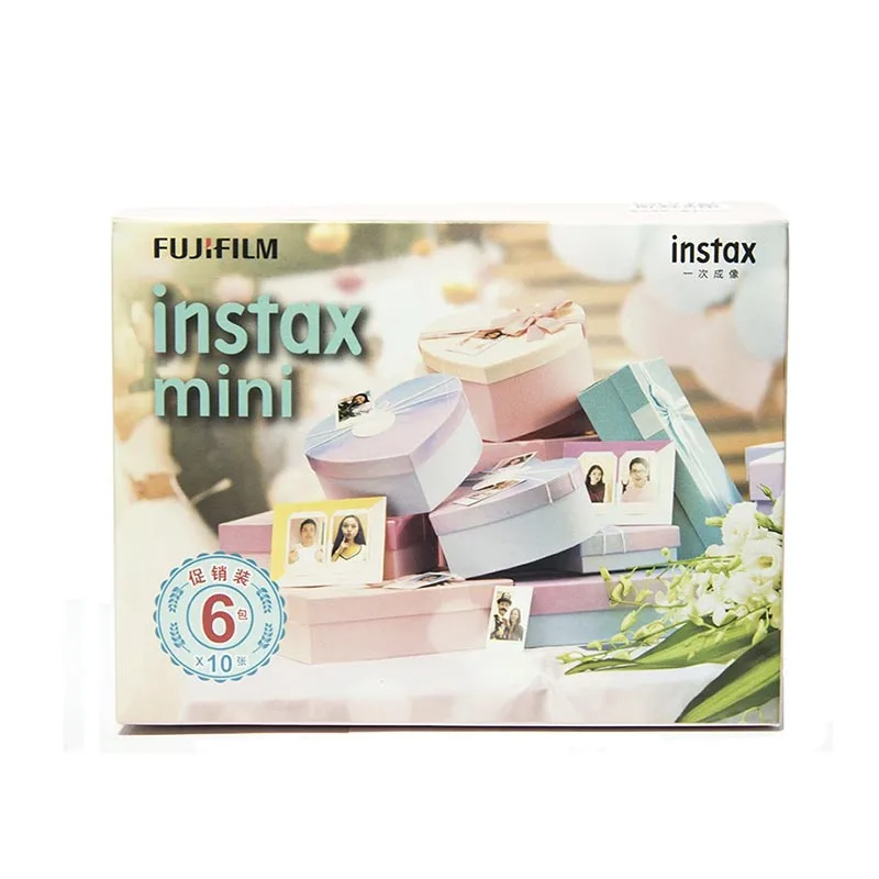 60 листов белая рамка Fujifilm instax mini film подходит для всех камер Fuji