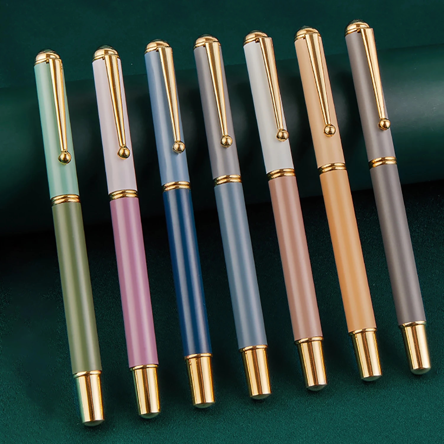 Stainless Steel 0.7mm/1.0mm Fountain Pen Student Practice Calligraphy Pen Manufacturer Custom Logo