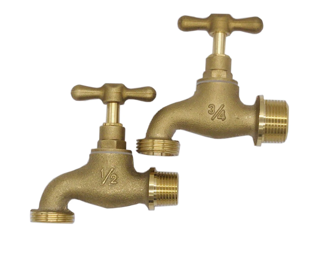 Wholesale Price Durable Brass Faucet Full Brass Bathroom Shower Tap Threaded Connection High Pressure Brass Bibcock Water Tap