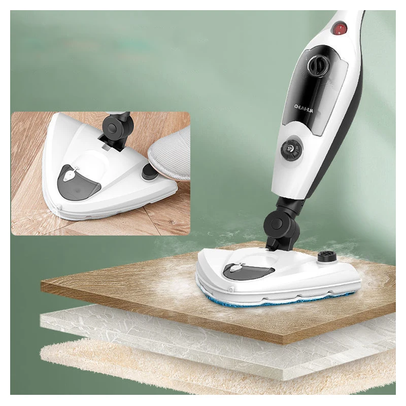 Cleaner Hardwood/Tile/Carpet Kitchen/Clothing/Pet Steamer Whole House Multipurpose Electric Steam Mop