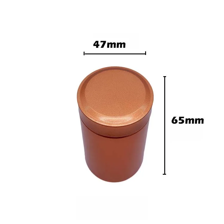 Low MOQ Custom Luxury Tea Tins China Supplier Empty Metal Tea Can For Round Tea Tin Canister Multicolor Tin Box
