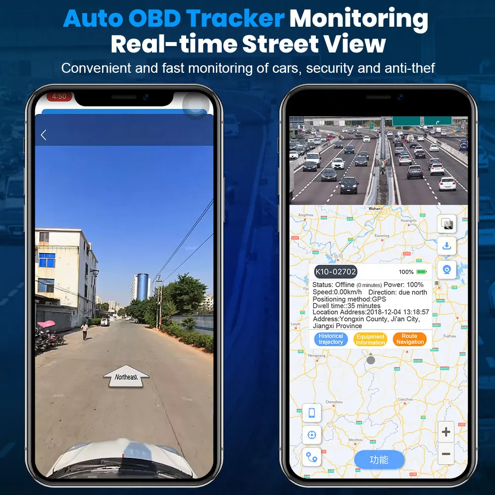 Global Version GPS Tracker Free APP SIM Card Free Online Platform Mini Plug Play OBD OBD2 Car GPS Tracker 2G Diagnostic Scanner