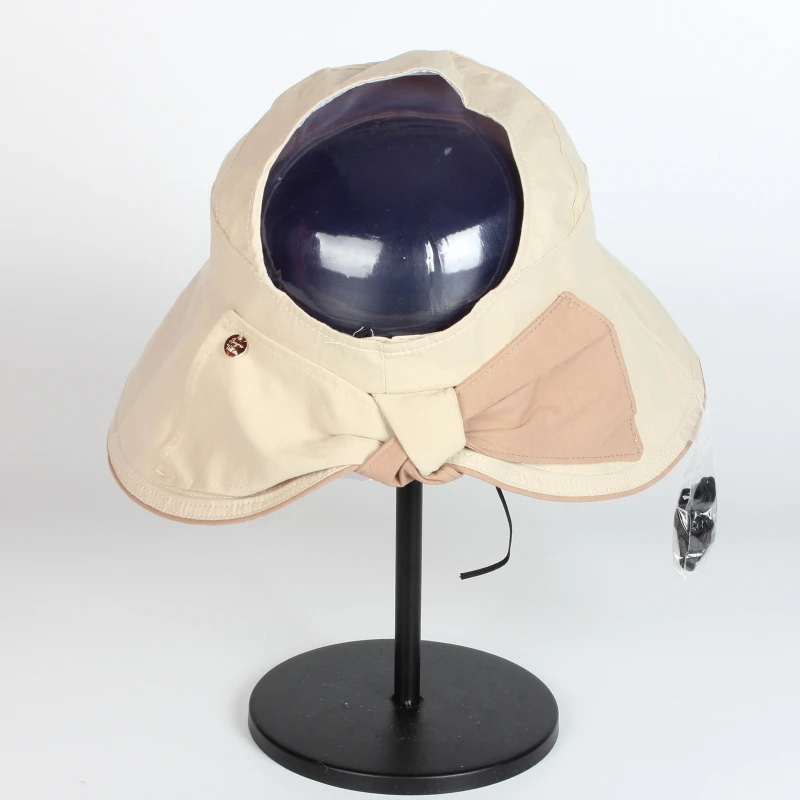 Korean Fashion Style Ladies Summer Dome Hollow Top Women Sun Bucket Visor Caps For Women