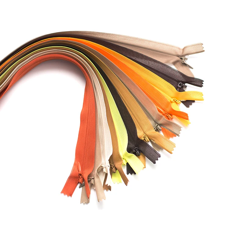 Заказная невидимая молния закрыта 3 # нейлоновая молния для платья подушка одеяло покрытие домашний текстиль Кружевной Край ткань край молния