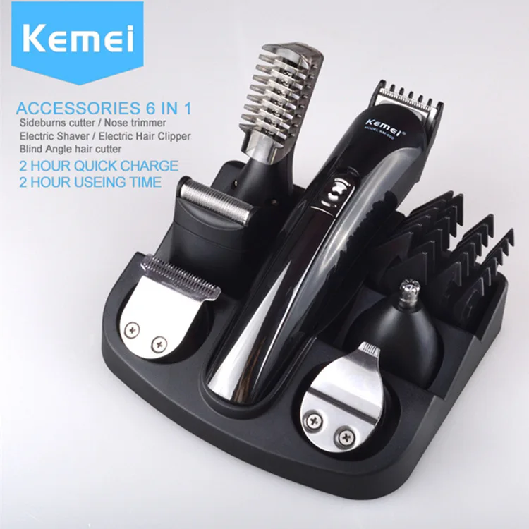 Kemei km-600 триммер для стрижки волос Парикмахерская профессиональная электрическая машинка