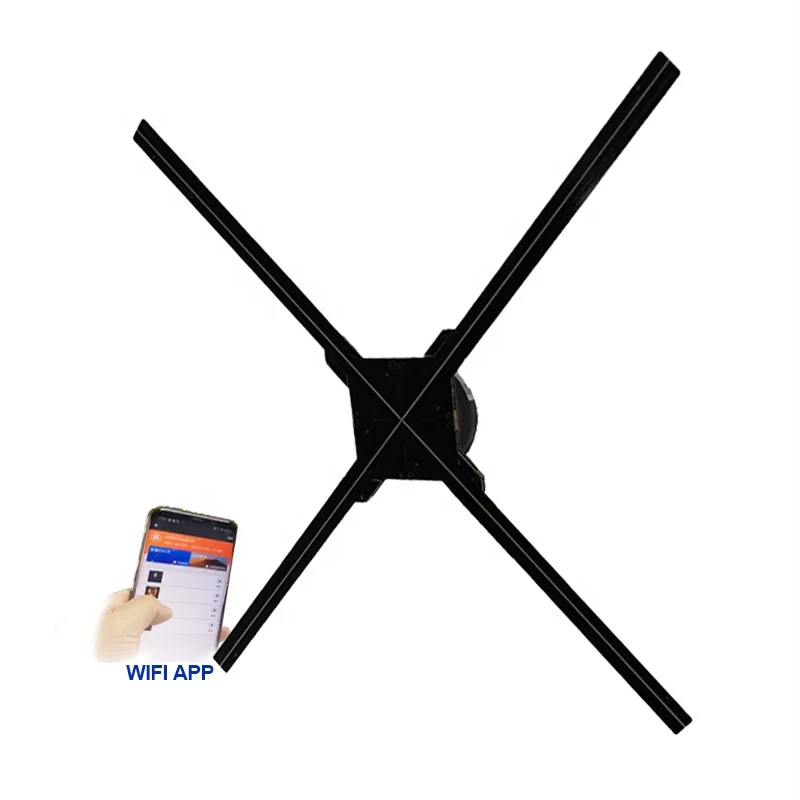 Original Brand New ODM Best Fan 1080p Led 3D Hologram Laser Projector Hologram 3d Led Fan