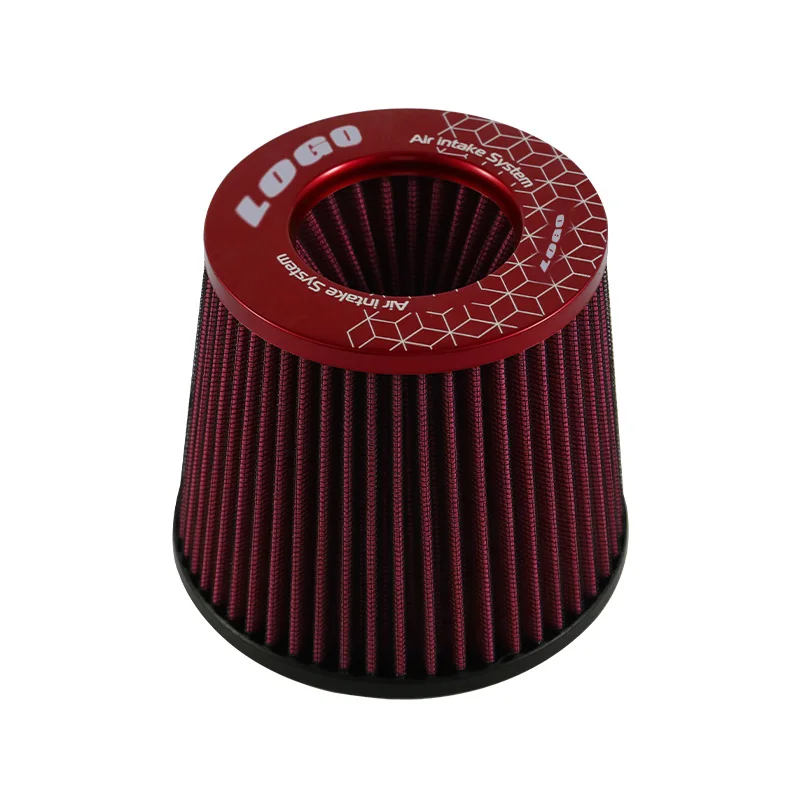 Universal 76mm 3inch Airfilter Cone 3 Inch Sport Racing Air Intake Filter High Flow Performance Car Intake Air Filter