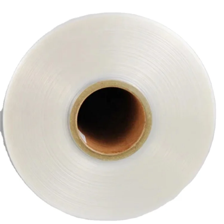 12 mic POF heat shrink plastic stretch film for iphone gift wrap with slide cutter boat shrink wrap plastic packaging material