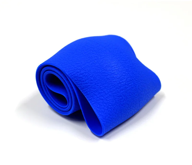 Разноцветный нескользящий Силиконовый Резиновый чехол для автомобильного рулевого колеса