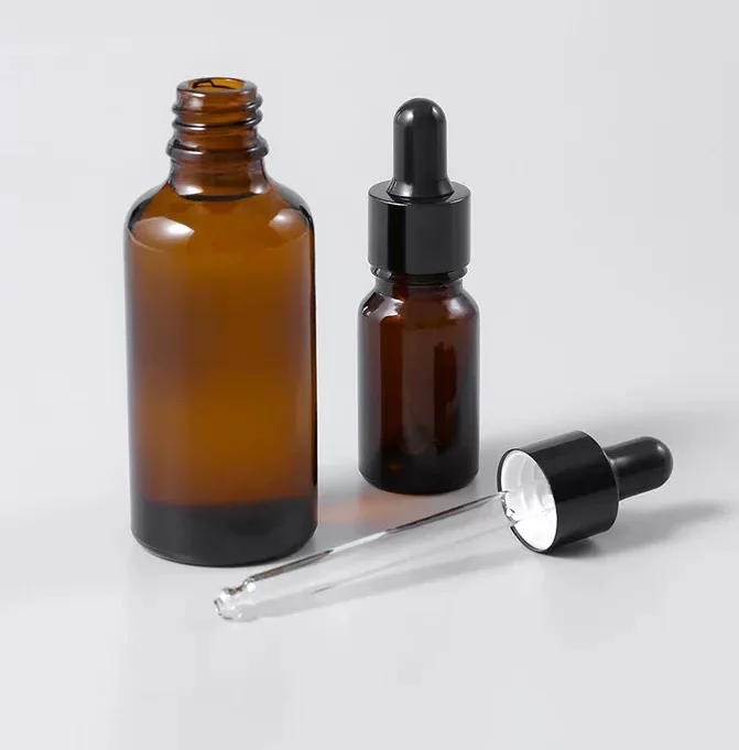 Wholesale 10ml Brown Amber Glass Essential Oil Bottle