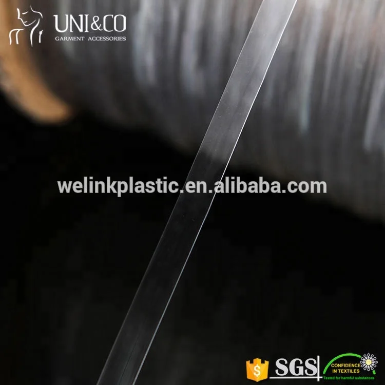 Wholesale High Quality Bra Clear Tape TPU Mobilon Elastic Tape Garments Accessories TPU Elastic Tape