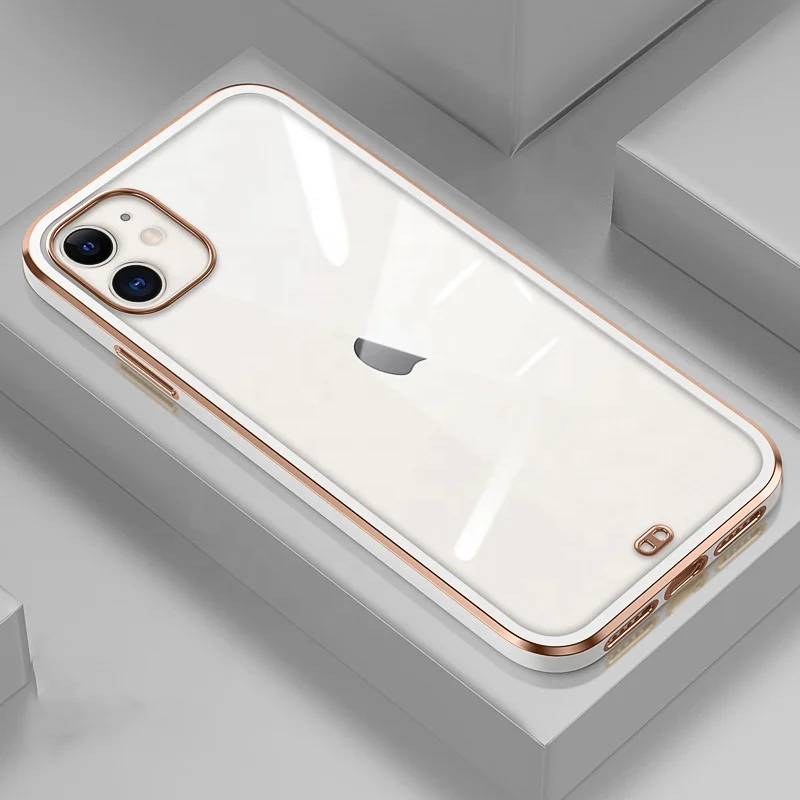 Новейший дизайн хромированный телефонный чехол 6D для iPhone 12 MINI гальванизированный 11 13 Pro Max XR