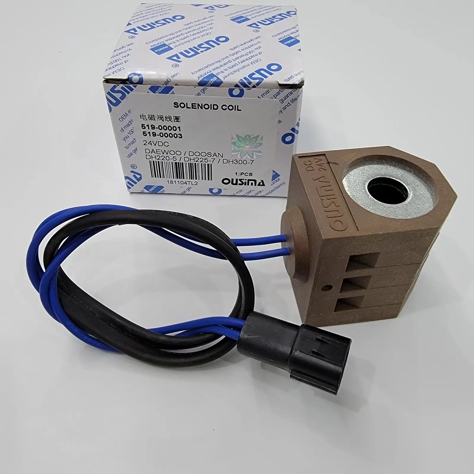 Сердечник электромагнитного клапана osima 519-00001 519-00003 для DAEWOO/DOOSAN DH220-5/DH225-7/DH300-7