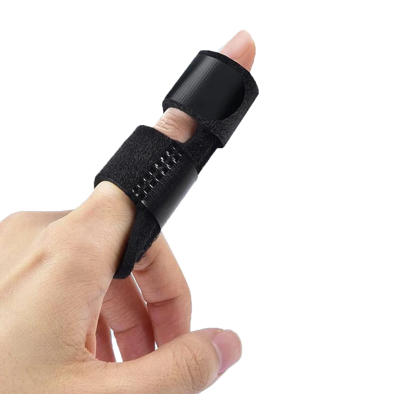 Adjustable Curved Bent Sprained Knuckles Locked and Mallet Pain Relief Finger Splint