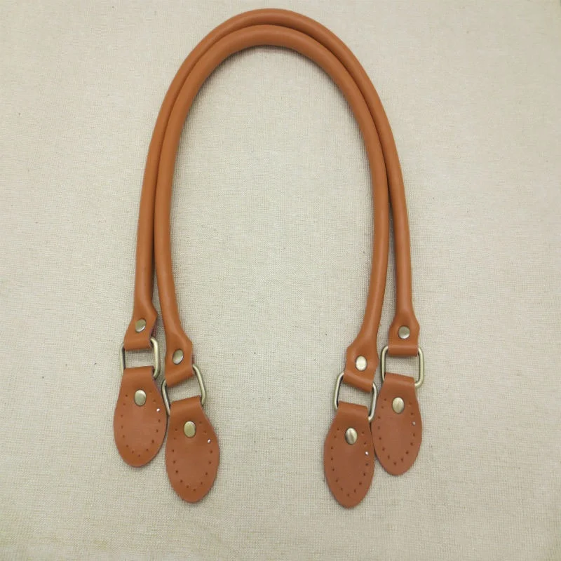 62cm cowhide  leather hardware ring single shoulder bag strap handle strap handle DIY bag accessories