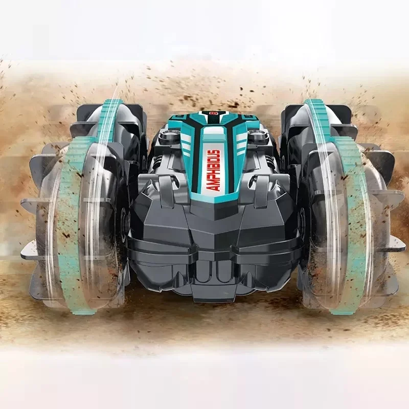 Car Toys 6-12 Year Old Boys Amphibious 2.4 GHz RC Stunt Car Christmas 4WD Off Road Monster Truck  Remote Control Car for Kids