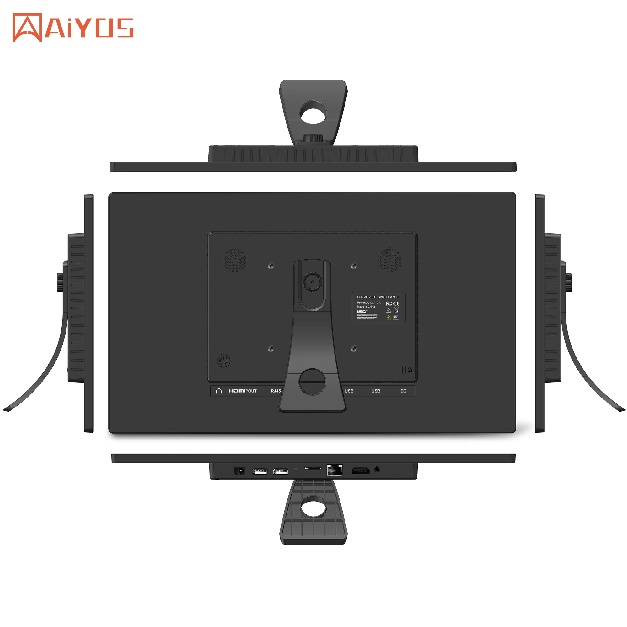 Full HD Tablet Standing 15.6 Inch Touch Screen Android Capacitive LCD For Market Advertisement Shopping Mall