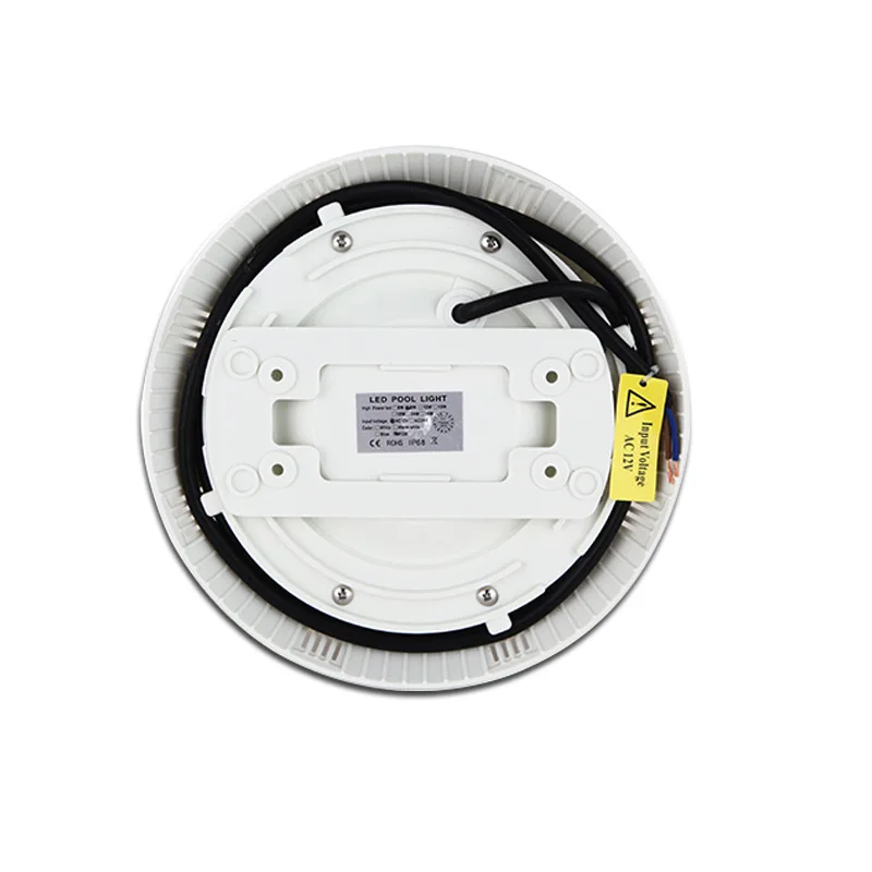 ABS wall mounted high power submersible under water lamp rgb pool light ip68 waterproof led underwater light for swimming pool