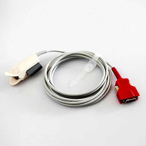 Reusable Adult/Pediatric/Infant SpO2 sensor, Compatible Nellcor SpO2 probe silicone wrap/finger clip spo2 cable