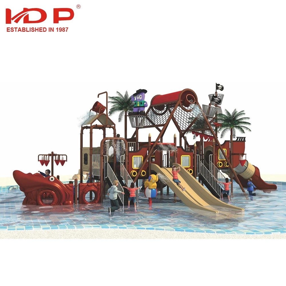 HUADONG 2024 New outdoor water playground High quality plastic water slide kids water park