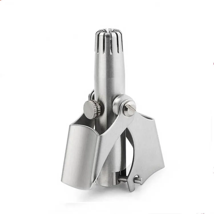 Professional 2 Inch Stainless Steel Manual Nose Hair Trimmer