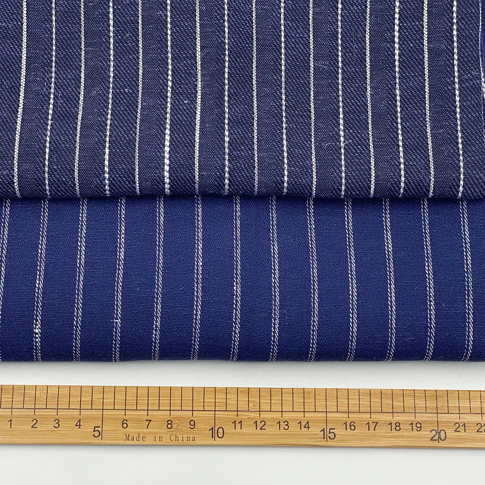 wholesale factory retail price woven dyeing fibre 55% linen 45% viscose blended fabric