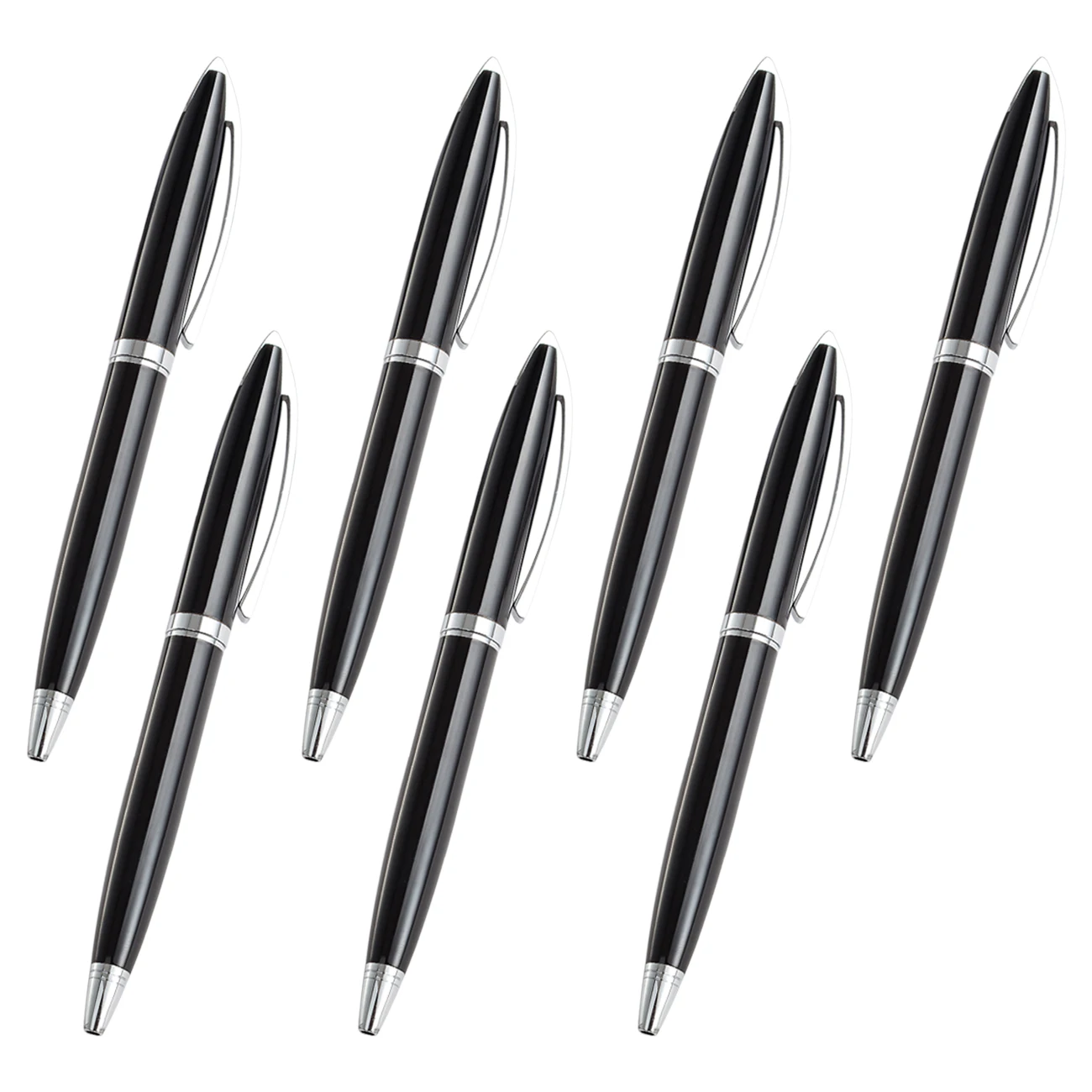 Perfect gifts good quality metal ballpoint pen Luxury black silver pen