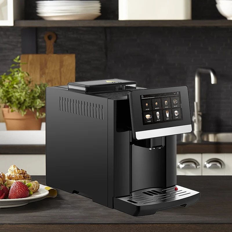 Adjustable Coffee Taste Smart Touch Screen 18 Coffee Recipe Books Full automatic Coffee Machine