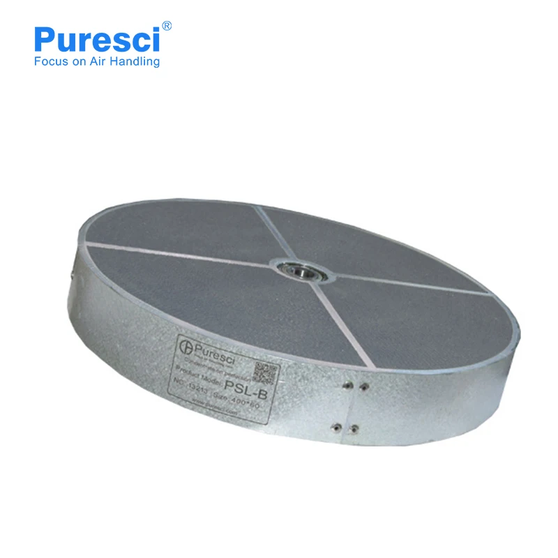 Industrial Dehumidification Cold Drawn Square Tube Regeneration Temperature 40 - 60 Degree C Desiccant Rotor