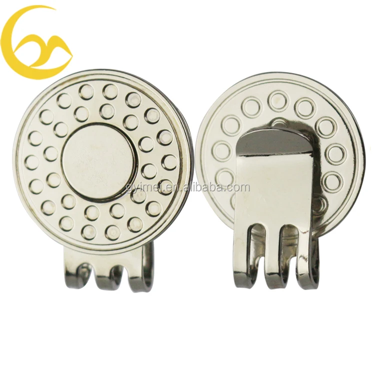 Зажим для шляпы для гольфа от производителя, магнитный заказной логотип, аксессуары для гольфа