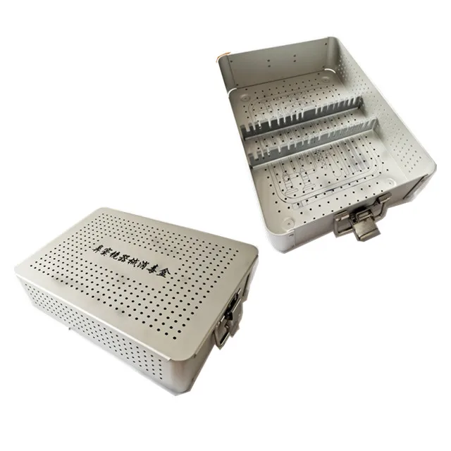 good quality stainless steel Medical Sterilizing Box for sinoscope