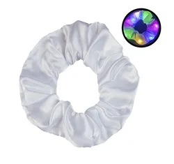 Luminous LED Hair Accessories Solid Color Hair Scrunchies african hair scrunchies