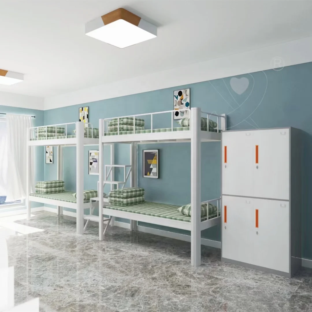 China supplier double bunk beds for adults furniture metal beds