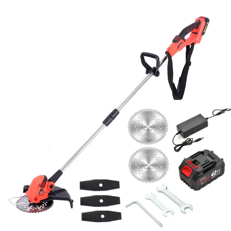 MV-GT04 Cordless Electric Portable Lawn Mower Grass Cutting Trimmer Machine 600W Powered Grass Cutter