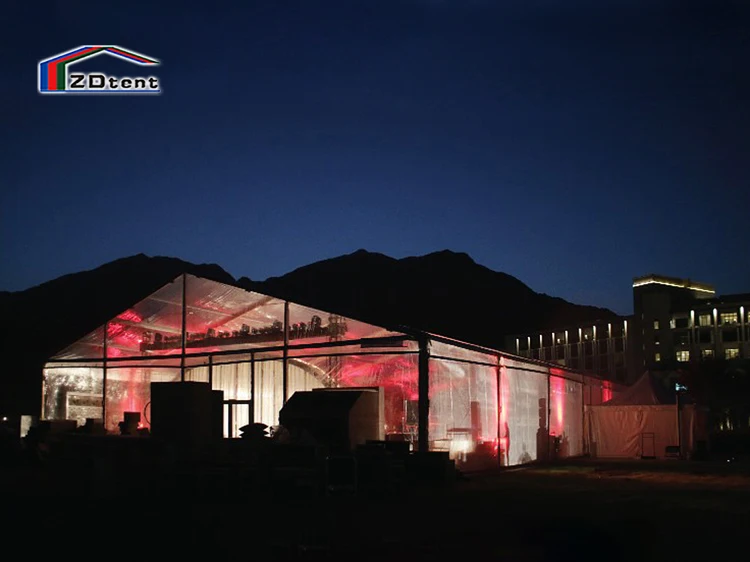 Transparent Marriage Party Outdoor Wedding Tent 20mx40m