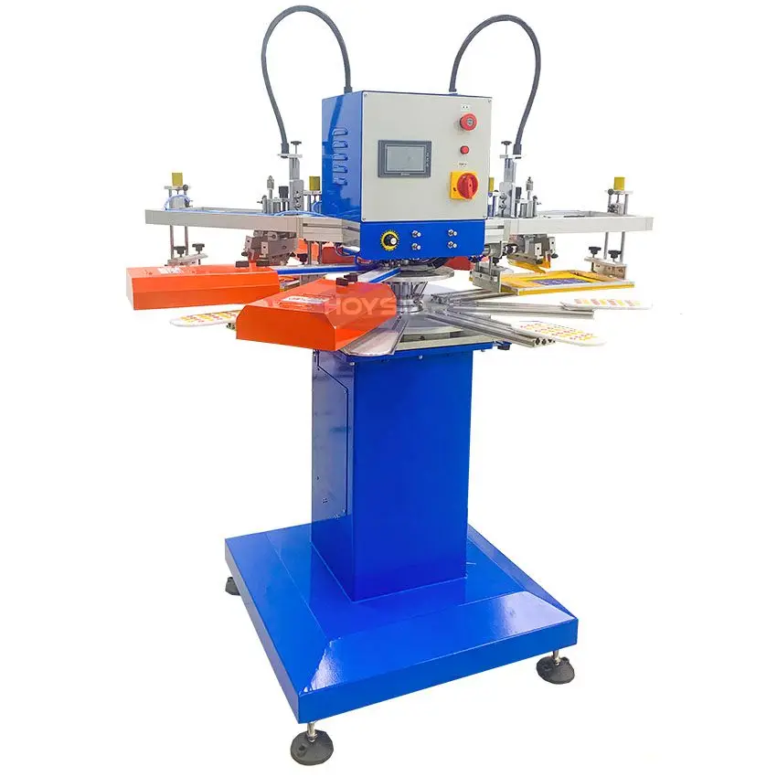 Mini maquina impresora serigrafia de pantalla 2 цвета escritorio automtica carrossel mquina