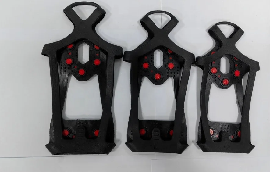 Unisex Discrete Cleat Snow Boots Winter Ice Grip Heel Stud Shoes with Sole Rod Carbide Grips for Spike Heels Ladies Shoes