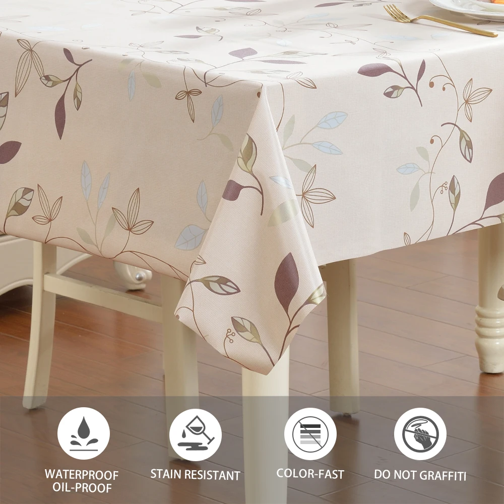 
hot sale for christmas PVC tablecloth plastic printed tablecloth in roll with fabric backing table cloths roll 