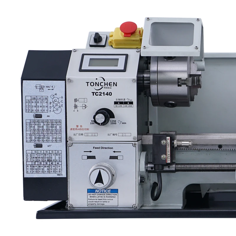 TC2140  Brushless Motor Mini Lathe High Precision Manual Lathe Machine Price