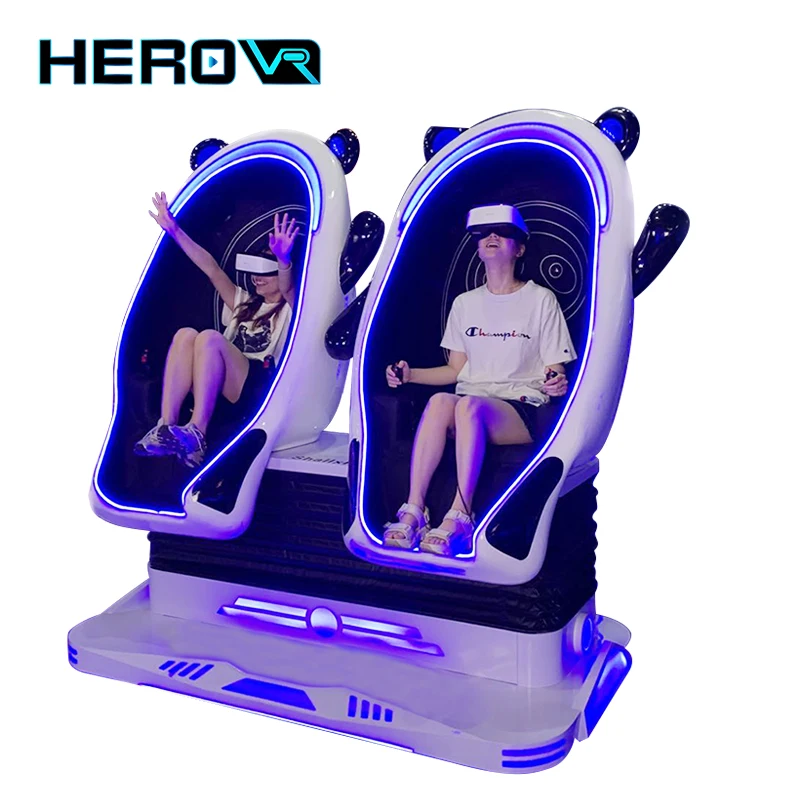 HEROVR Arcade Room High Quality Images 9D Vr Roller Coaster Game Machine Simulator